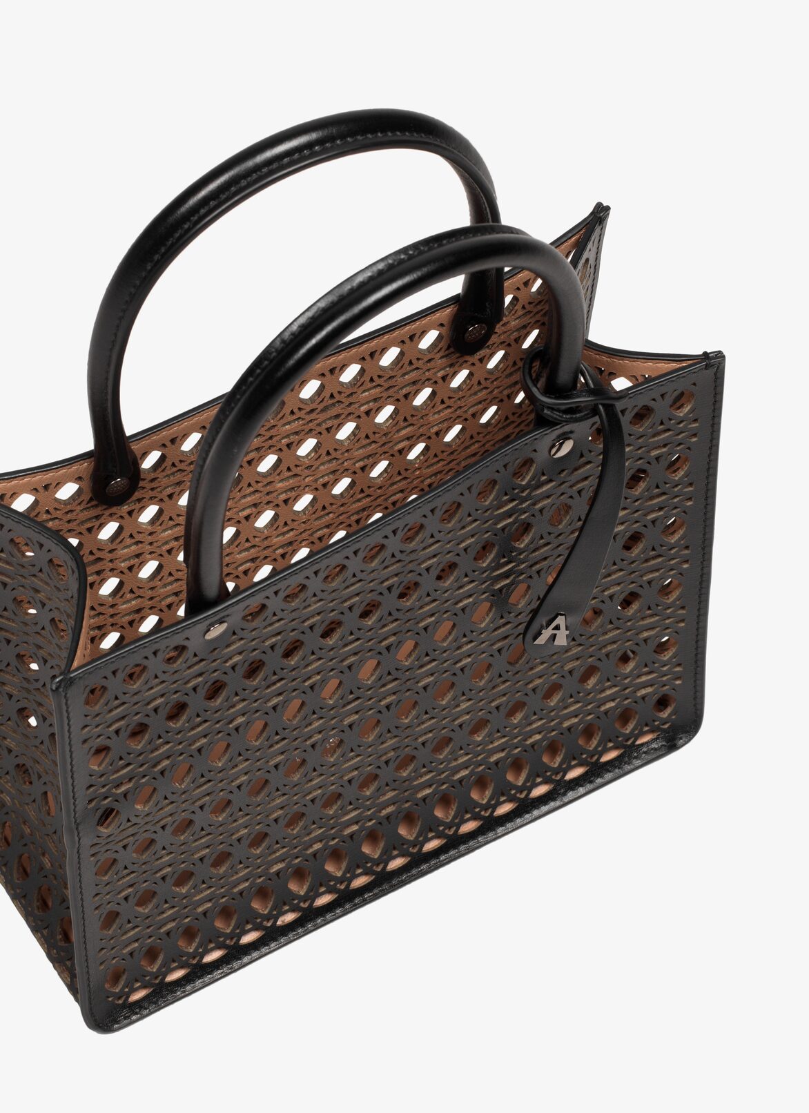 BAG CUIR LUX CROIS‚ D'OGIVE BLACK ALAÏA BLACK BAG CUIR LUX CROIS‚ D'OGIVE BLACK